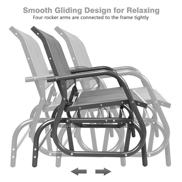 Glider patio chair walmart hot sale