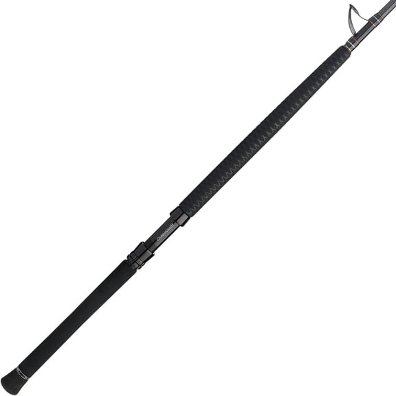 Penn Carnage III Boat Conventional WC Spinning Fishing Rod, 7’, Loads 80 – 130 Lbs, Black