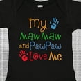 thumbnail image 4 of Inktastic Mawmaw and Pawpaw Love Me Boys or Girls Baby Bodysuit, 4 of 5