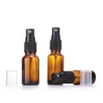 thumbnail image 3 of Paquete de 15 minibotellas de viaje de plástico vacías de color ámbar con niebla fina, atomizador cosmético de maquillaje recargable portátil, botella de tamaño de viaje, 3 of 5