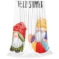 thumbnail image 2 of Vsdgher Summer Gnome Ultra-Soft Micro flannel Blanket Throw Blankets for Couch Sofa, Bed (4 sizes)-60"x50", 2 of 7