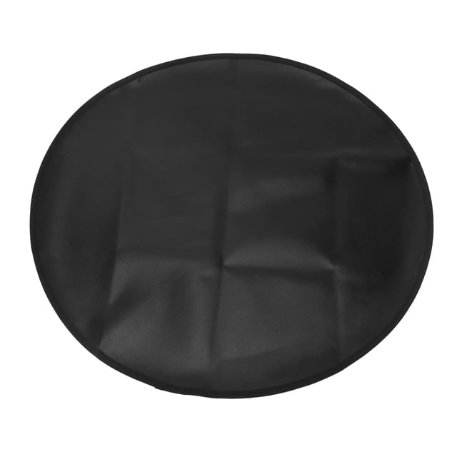 Tapis de Foyer Rond 24 Pouces, Résistant à la Chaleur, Antidérapant, Protecteur de Terrasse pour Grill Extérieur, Imperméable, Tapis de Barbecue Portable Réutilisable, Adapté pour Barbecue Intérieur Extérieur, Camping
