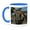 Blue/White, variant on 3drose, Marine Iguana, Galapagos Islands, Ecuador, 15oz Mug