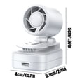 thumbnail image 2 of ZZAIXHL Portable Fan with Clip Hands-Free Mini Hat Fans Battery Powered Personal Fan with 3 Speeds for Hiking, Fishing, ,Running, Travel, 2 of 7