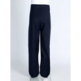 thumbnail image 7 of Haitryli Boys Kids School Uniform Flat Front Trouser Adjustable Waist Straight Long Pant Navy Blue 160, 7 of 7