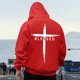 thumbnail image 4 of MHFRRA Sudadera con Capucha para Hombre, de Manga Larga, Informal, con Diseño Estampado, para Uso Diario y Actividades Al Aire Libre, Cómoda Sudadera con Capucha para Otoño E Invierno Rojo, 4 of 6