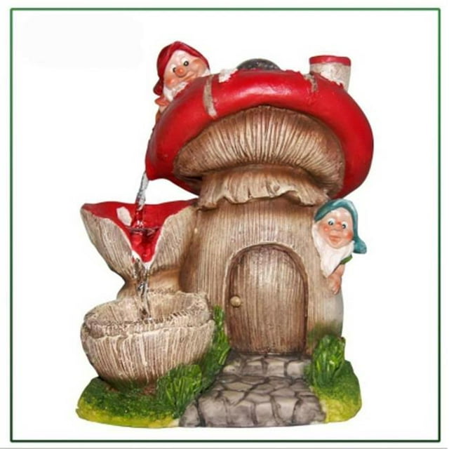 SINTECHNO Deux Fontaine à Eau Mignon Gnomes