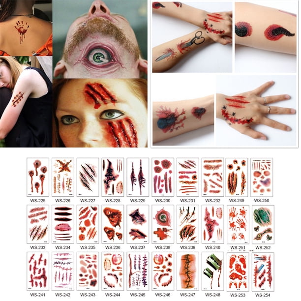 Calcomanías De Tatuajes Temporales Para Cicatrices Kearding HA032035-00