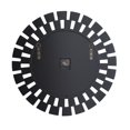 thumbnail image 6 of DecMode 2" Silver Glass Starburst Mirrored Wall Clock, 6 of 7