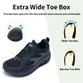 thumbnail image 3 of Artlea Wide Toe Box Shoes Women Arch Support Walking Shoes Plantar Fasciitis Orthotic Tennis Sneakers for Foot Pain Relief, Size 6.5-11, 3 of 7