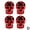 D, variant on SHANGYU 4Pack Tyre Valve Caps, Skull Head * Bike Motorcycle Car Wheel Tires Valve Caps, Skull Styling Car Tire Universal Tire Dust Covers, for Cars, Motorbike, Trucks, Bicycle