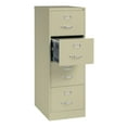 thumbnail image 4 of Hirsh Pro 26.5" Deep 4 Drawer Legal Width Metal Vertical File Cabinet, Commercial Grade, Putty, 4 of 6