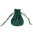 thumbnail image 1 of Bolsas de terciopelo Bewildely para joyas organizador de Almacenamiento de cuentas paquete de cubierta antipolvo para aperitivos bolsa de Almacenamiento y organización del hogar Verde oscuro, 1 of 6