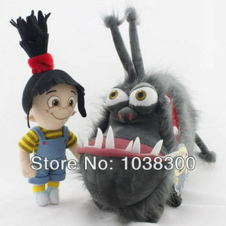 Hot Sale 20sets 1set 2pcs 30cm Plush Kyle toys Black Gru s dog 33cm Little Girl Despicable me 2 minions by EMS