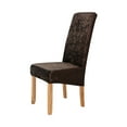 thumbnail image 3 of Skksst Velvet Dining Chair Slipcover Home Banquet Party Seat Protector Extra Large Removable Cover, Set of 8, 3 of 7