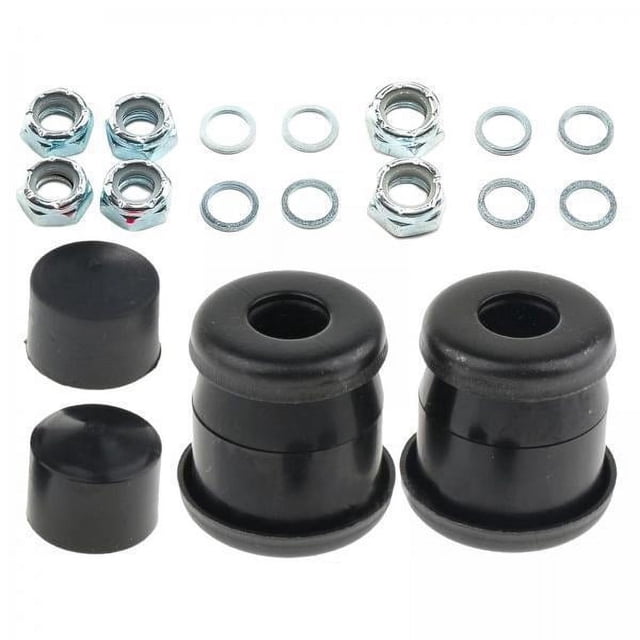 2x Kit De Bujes De Camión Para Monopatín, Amortiguador De Copa Para Monopatín, Negro