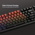thumbnail image 2 of Juego de teclas XVX con estampado lateral, rojo degradado, 136 teclas PBT OEM, 2 of 6