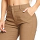 thumbnail image 4 of Pantalón Capri Mujer Juvenil Moda Casual Formal Cocoa cafe M Incógnita 550380, 4 of 5