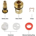 thumbnail image 4 of Ceramic Tap Cartridge, Replacement Brass Ceramic Stem Disc Cartridge Faucet, 4 of 4