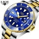 thumbnail image 2 of Lige Luxury 3Atm Waterproof Date Watch Hombre En Azul, 2 of 6
