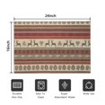 thumbnail image 5 of Red and Brown Christmas Pattern Door Rugs,Washable Non Slip Door Mats Indoor,Decorative Door Mats,Entry Mat Indoor for Entrance,Bedroom,Kitchen,Bathroom,16"x24", 5 of 6