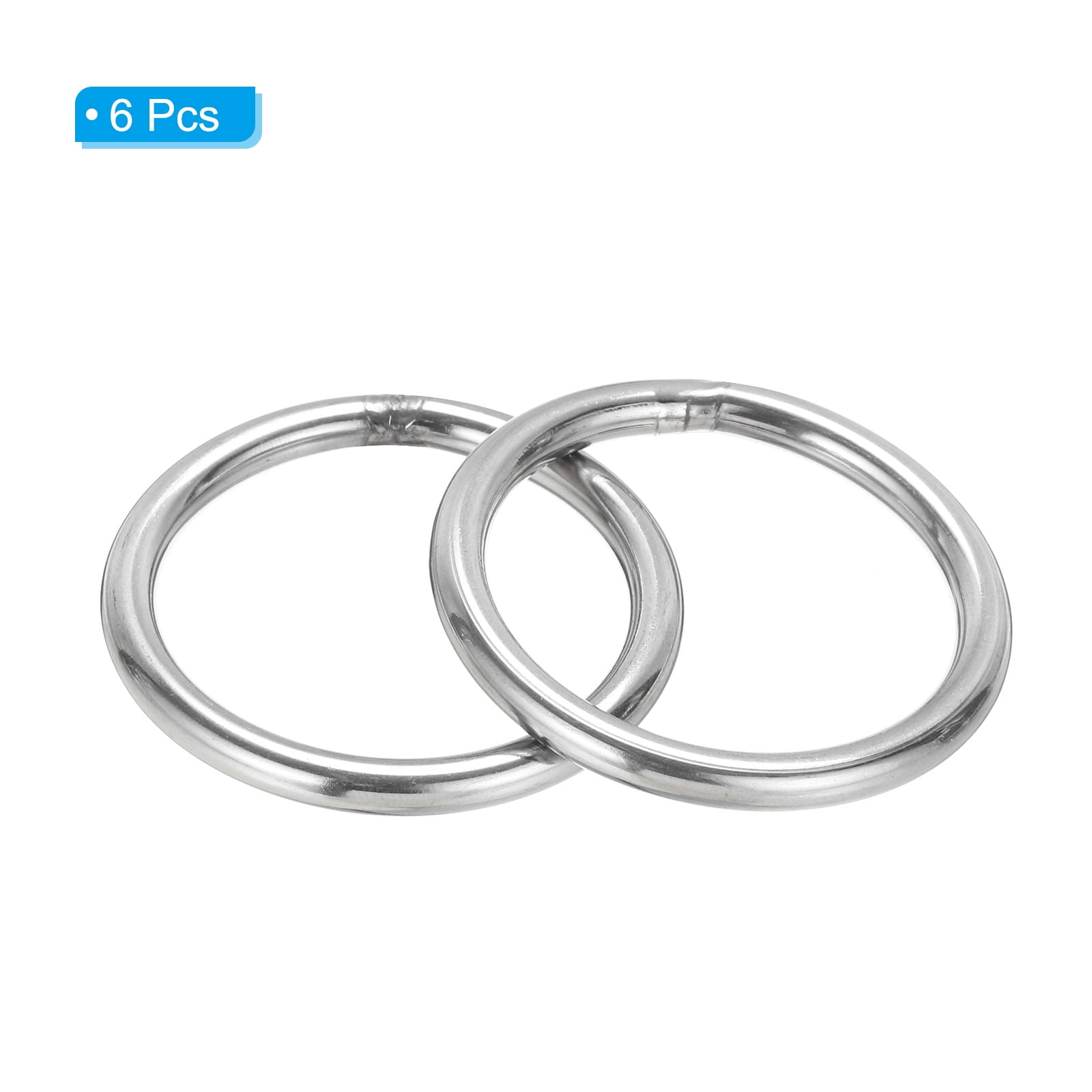 5 Pièces Joints Toriques En Acier Inoxydable, Anneau Rond Soudé, Anneau