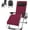 Red, variant on Padded Zero Gravity Chair, Lounge Chair with Removable Cushion & Tray, Folding Reclining Patio Chairs, Recliner Chair for Lawn,Indoor Outdoor-Red