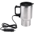 thumbnail image 1 of Calentador de café de taza de 12 V para coche, hervidor de calefacción de coche de acero inoxidable, taza calefactora de viaje, termo eléctrico, hervidores, calentador de taza de café para coche hirviendo con adaptador brillar Electrónica, 1 of 2