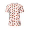 thumbnail image 5 of Wukai Pastry Print Men's Short-Sleeved Mesh T-Shirt,Quick-Dry Short Sleeve Workout T-Shirt-6X-Large, 5 of 8