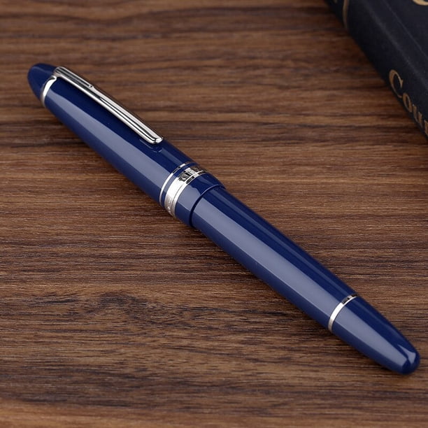 Mahan-pluma estilográfica P136, pistón de cobre de Metal EF 0,4mm F 0,5mm M Nibs, suministros de oficina escolar, regalos de escritura para estudiantes, papelería