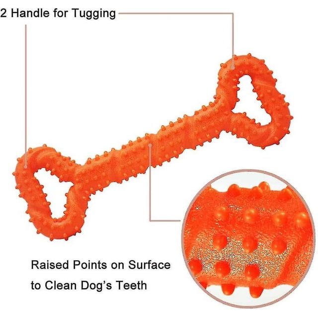 Juguete indestructible para perros para masticadores agresivos, Juguete para masticar resistente, Huesos de perro seguros y duraderos para perros grandes, Juguete para cachorros pa