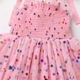 thumbnail image 6 of IBTOM CASTLE Baby Girls Tutu Dress Sleeveless Backless Princess Tulle Birthday Party Dresses Sequin Ruffle Summer Sundress 2-3 Years Pink Polka Dots, 6 of 8