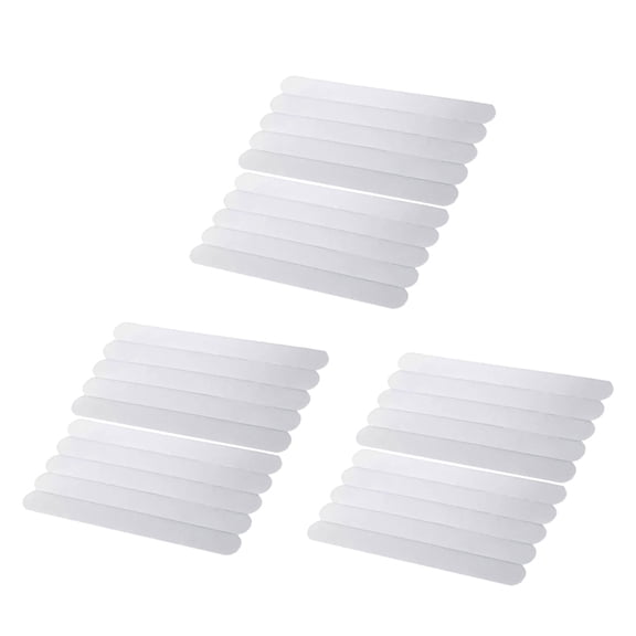 30Pcs Anti-Slip Strips Shower Treads Stickers Bathtub Non Slip Stickers Stair Step Anti Slip Tape 7.87Inch