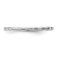 thumbnail image 6 of Auriga Fine Jewelry 925 Sterling Silver Rhodium Rice Bead Ring for Women Size 9, 6 of 6