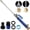 Blue, variant on Hydroblast Power Nozzle for Garden Hose, Jet Nozzle Power Washer with Pressure Washer Wand, Power Washer Wand with Adjustable Spray, Hose Attachment for Car Wash, Patio & Outdoor Cleaning
