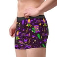 thumbnail image 4 of Kll Mardi Gra2 Men'S Cotton Boxer Briefs Underwear-Large, 4 of 9