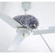 thumbnail image 3 of Plumero extensible para telarañas, varilla extensible de acero inoxidable para limpiar ventiladores de techo altos, plumero de microfibra con capacidad de limpieza en ángulo muerto, 3 of 8