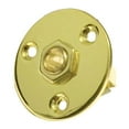 thumbnail image 2 of Enchufe de bajo eléctrico de repuesto de 1/4 "6,35mm, placa redonda con tornillo dorado Yuyangstore Jack de placa redonda para guitarra, 2 of 4