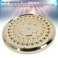 thumbnail image 3 of Solar Flag Light, Solar Powered 20% More Coverage Flagpole Light Water Resistant 48 LED with Carabiner for Gardens Silver Plated,Gold, 3 of 7