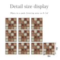 thumbnail image 2 of Lucoss 10 Pcs Self-adhesive Tile transfer for Home Decor, Peel and stick Tile Decal, Water-proof Backsplash Wall Tile Sticker for Kitchen Bathroom, 6x6inch, 2 of 9