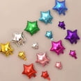 thumbnail image 1 of Globo de aluminio con forma de estrella de cinco puntas en forma de corazón de 10 pulgadas, decoración para fiestas, globo de película de aluminio con forma de estrella de cinco puntas, romántico y, 1 of 2