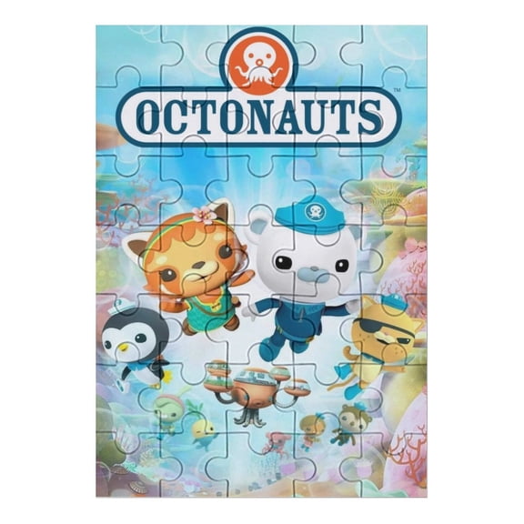 The Octonauts Jigsaw Puzzle, Wood Puzzles Adult, 35 PCS Jigsaw Puzzle for Adults Challenging Puzzle Perfect for Game Nights