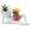 Styel C, variant on Lazy Guy Planter, Funny, Smily Face Planter Pot with Drainage Hole Cute Resin Funny Plant Pots Lying Down Figure Succulent Pots for Succulents Cactus Home Garden Decor