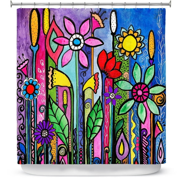 Shower Curtains 70" x 93" from DiaNoche Designs by Robin Mead - Rhapsody