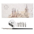 thumbnail image 2 of Writing Ink Set, Replacement Nibs Calligraphy Pen Set Dip Pen Suit  For Beginners For Teachers For Elders Golden,Silver, 2 of 8