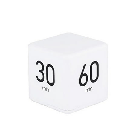 

Andoer Portable Cube Timer Digital Kitchen Timer Countdown 15-20-30-60 Minutes Flip Timing with Digital Display Time Management for Study Sports Cooking Gaming Office