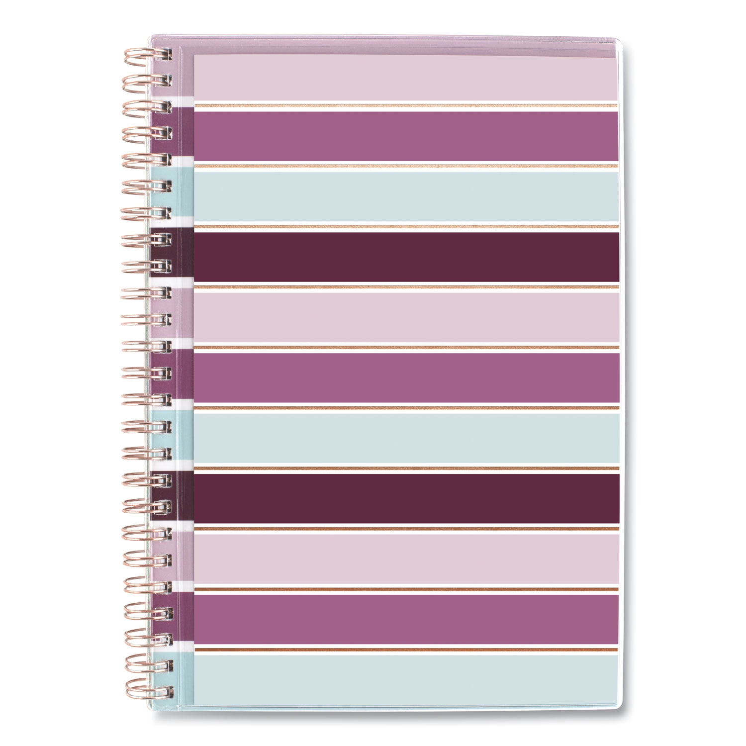 Cambridge Weekly/Monthly Planner, 8.5 x 5.5, Burgundy/Pink/BE/WE