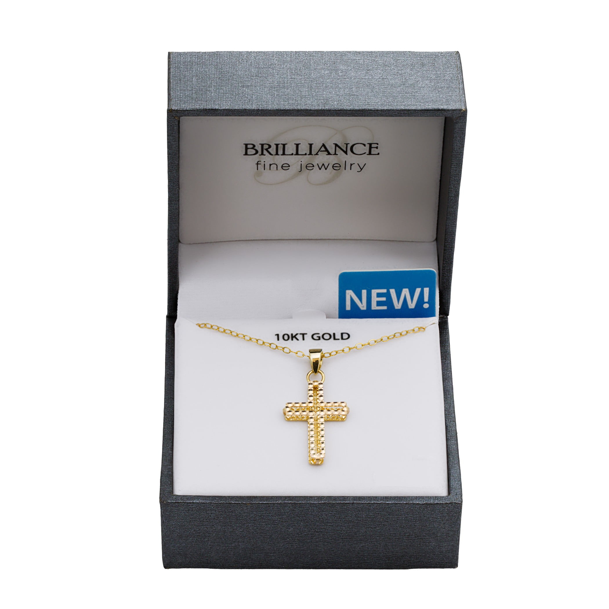 Brilliance Fine Jewelry Ladies Adult 10KT Yellow Gold Cross Brilliance Fine Jewelry Ladies Adult 10KT Yellow Gold Cross