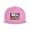 Pink, variant on Flat Bill Snapback Hats for Men Women Red Line Flag Firefighter Hip Hop Style Plain Baseball Cap Navy Blue
