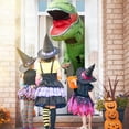 thumbnail image 3 of Disfraz inflable de tiranosaurio, disfraz de Halloween, juego de rol, disfraz inflable de dinosaurio musculoso realista, 3 of 5